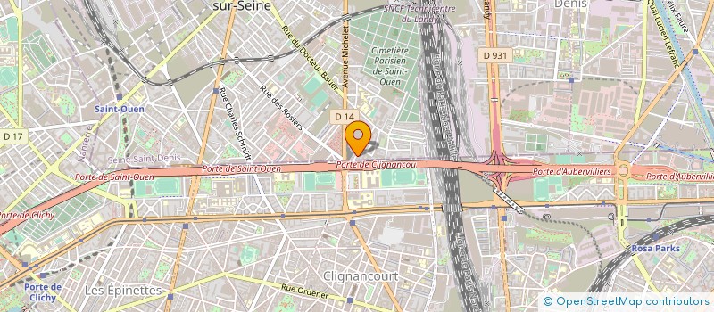 localisation de l'entreprise SKM à SAINT-OUEN-SUR-SEINE