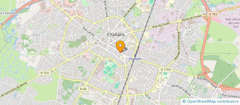 localisation de l'entreprise SKM à CHALLANS