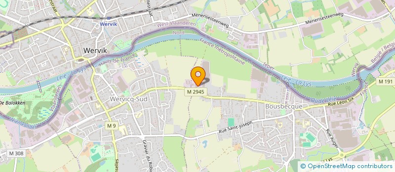 localisation de l'entreprise SKM  BOUSBECQUE