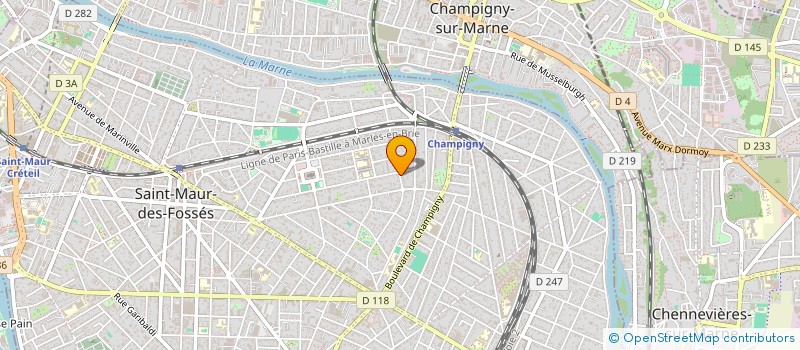 localisation de l'entreprise SKM CHATEAUBRIAND à SAINT-MAUR-DES-FOSSES