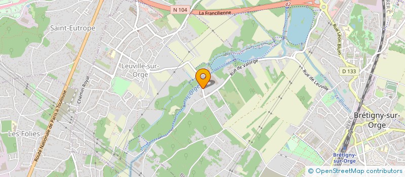localisation de l'entreprise SKM EXPRESS à BRETIGNY-SUR-ORGE