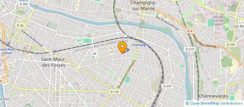 localisation de l'entreprise SKM ITALIE à SAINT-MAUR-DES-FOSSES