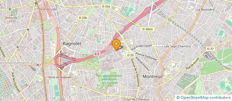 localisation de l'entreprise SKM MODE à MONTREUIL