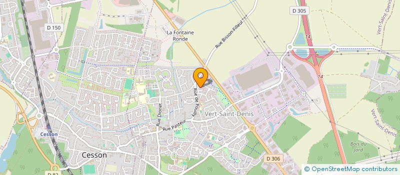 localisation de l'entreprise SKM SAS à VERT-SAINT-DENIS