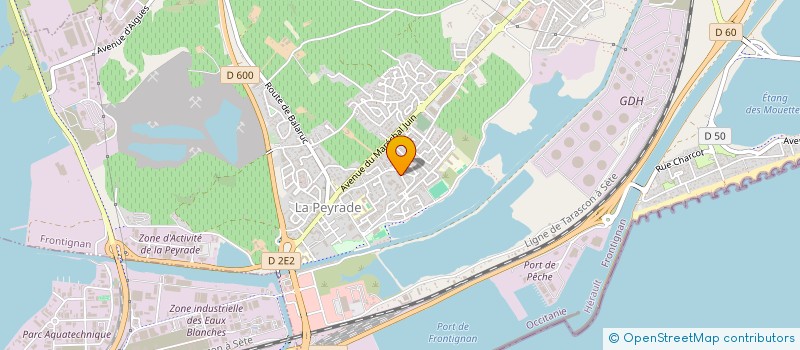 localisation de l'entreprise SKMA à FRONTIGNAN