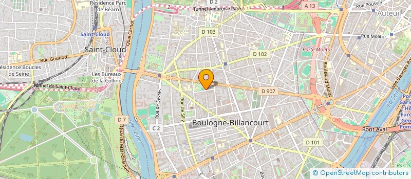 localisation de l'entreprise SKMA à BOULOGNE-BILLANCOURT