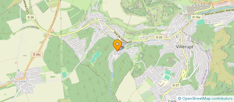 localisation de l'entreprise SKN  THIL