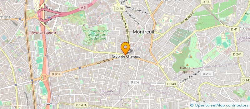 localisation de l'entreprise SKN à MONTREUIL