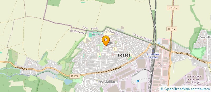 localisation de l'entreprise SKN INVEST  FOSSES