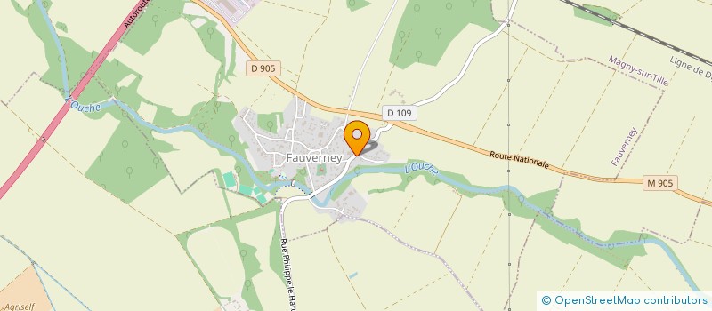 localisation de l'entreprise SKN PLACEMENT  FAUVERNEY