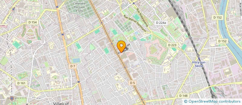 localisation de l'entreprise SKN TRANSPORT à VITRY-SUR-SEINE