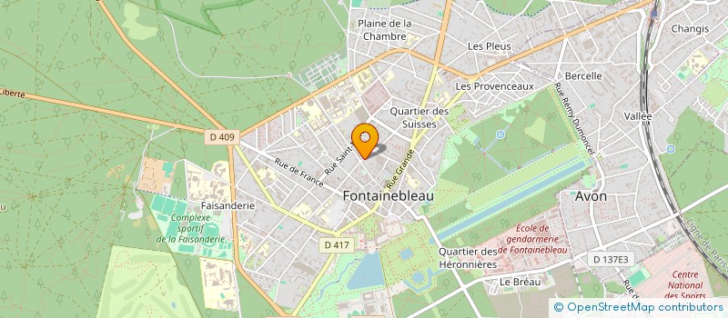 localisation de l'entreprise SKO CONSEIL à FONTAINEBLEAU