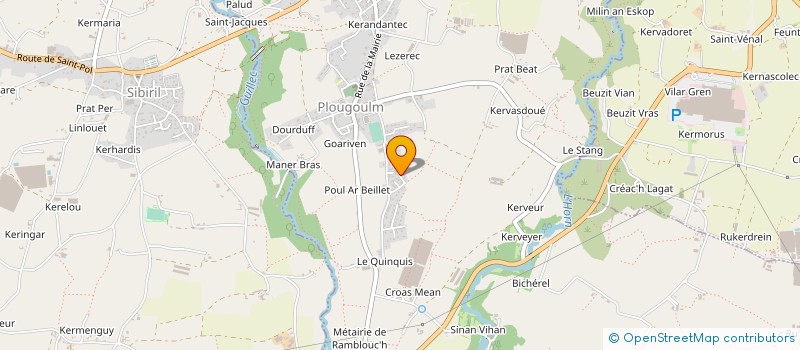 localisation de l'entreprise SKOAZELL DIWAN KASTELL PAOL  SAINT-POL-DE-LEON