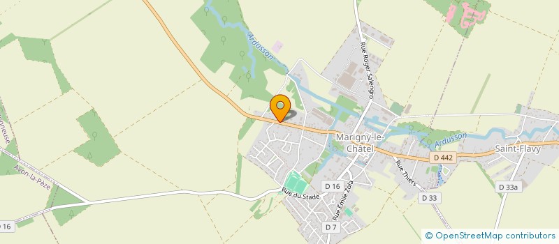 localisation de l'entreprise SKOGSAND  MARIGNY-LE-CHATEL