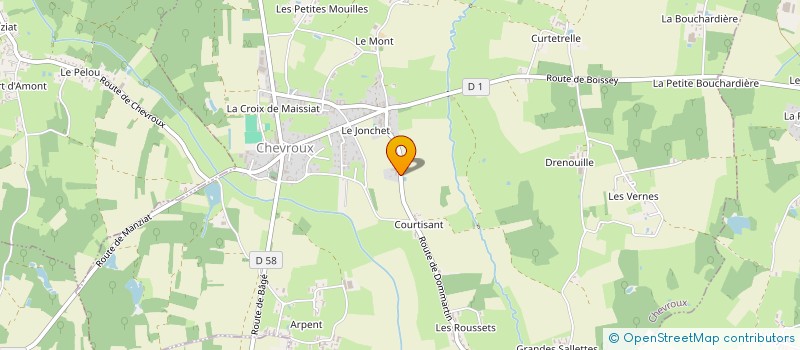 localisation de l'entreprise SKOJ  CHEVROUX