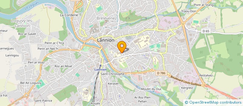 localisation de l'entreprise SKOL DIWAN LANNUON à LANNION