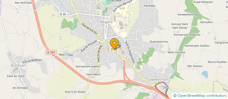 localisation de l'entreprise SKOL GOUREN BEAR à BEGARD
