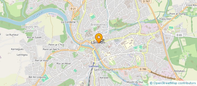 localisation de l'entreprise SKOL GOUREN BRO LANNUON à LANNION