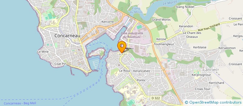 localisation de l'entreprise SKOL GOUREN NEVEZ à CONCARNEAU