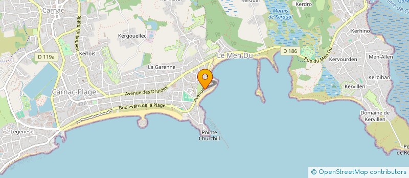 localisation de l'entreprise SKOL LOUARN  CARNAC