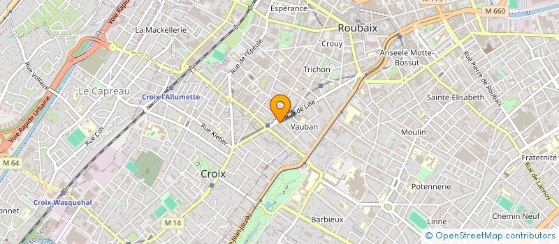 localisation de l'entreprise SKOL PRODUCTIONS  ROUBAIX