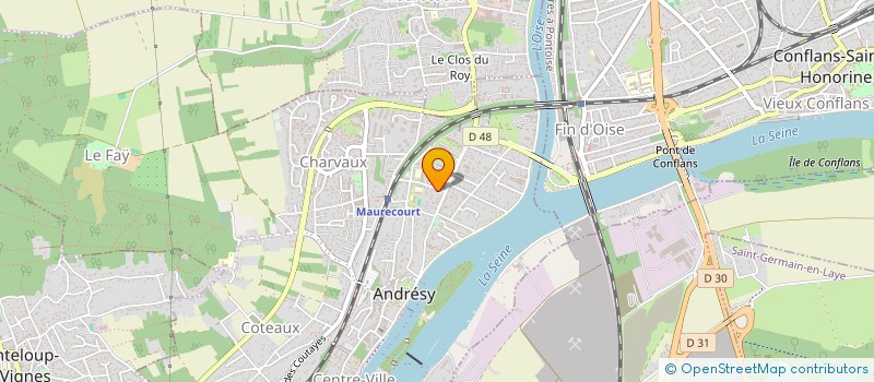 localisation de l'entreprise SKOOL  ANDRESY