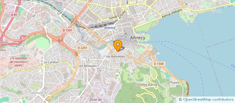 localisation de l'entreprise SKOOLARENA ANNECY à ANNECY