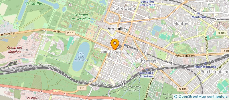 localisation de l'entreprise SKOOLIX FORMATION ET CONSEIL à VERSAILLES