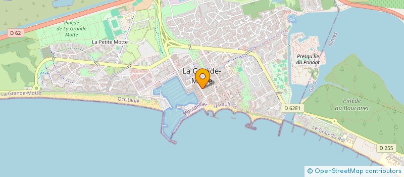 localisation de l'entreprise SKOOP  LA GRANDE-MOTTE