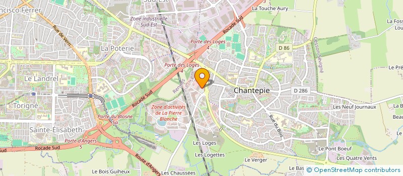 localisation de l'entreprise SKOREA CONSULTING  CHANTEPIE