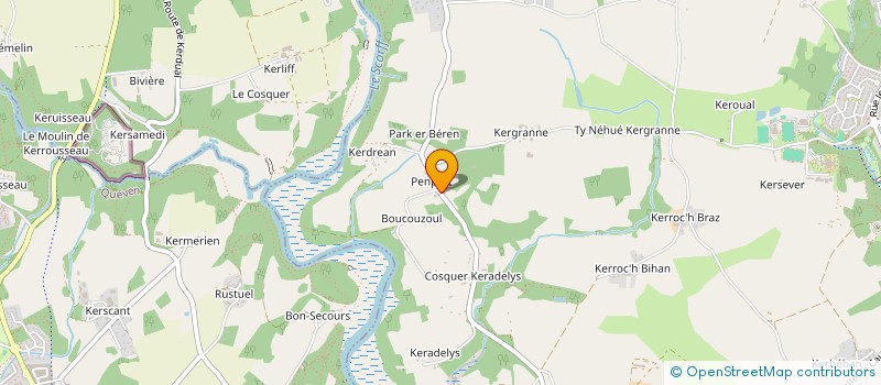 localisation de l'entreprise SKORF INVEST à CAUDAN