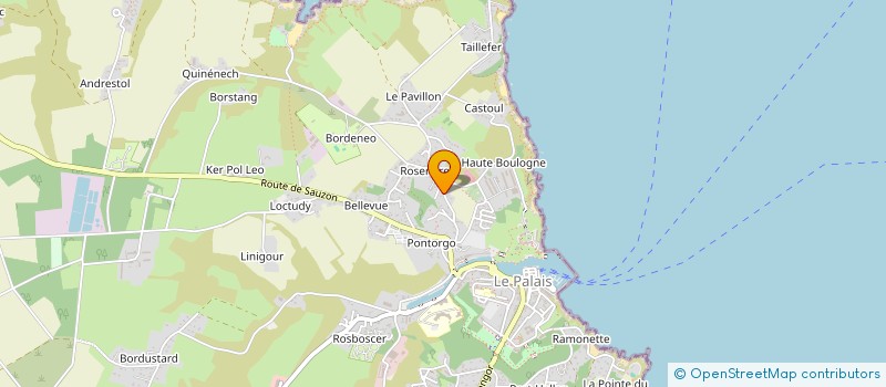 localisation de l'entreprise SKORNENN  LE PALAIS