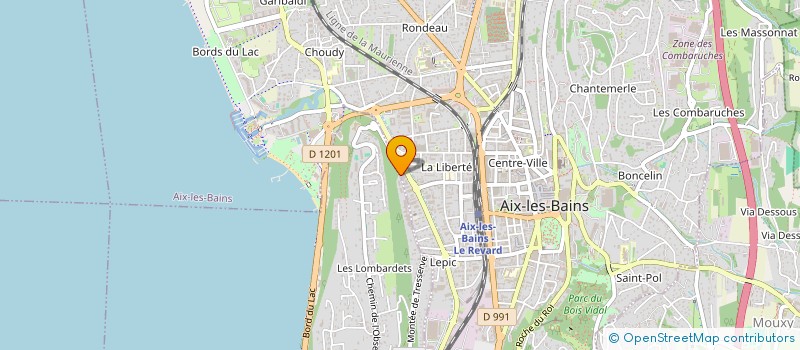 localisation de l'entreprise SKORPIOS  AIX-LES-BAINS