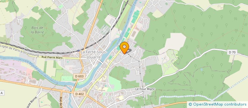 localisation de l'entreprise SKOTARSKI SARL à LA FERTE-SOUS-JOUARRE