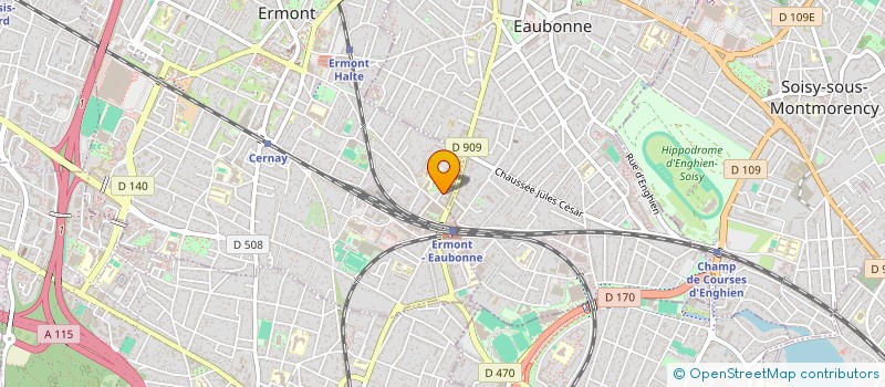 localisation de l'entreprise SKOTCH PROD à ERMONT