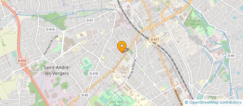 localisation de l'entreprise SKP-SOLARYS à SAINT-ANDRE-LES-VERGERS