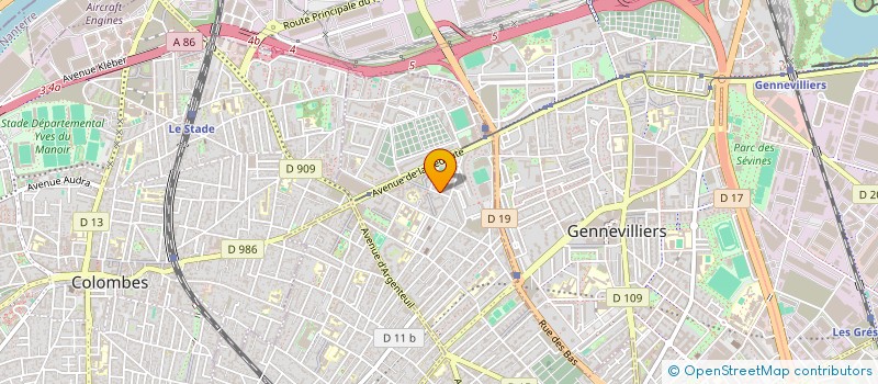 localisation de l'entreprise SKPRONET  ASNIERES-SUR-SEINE