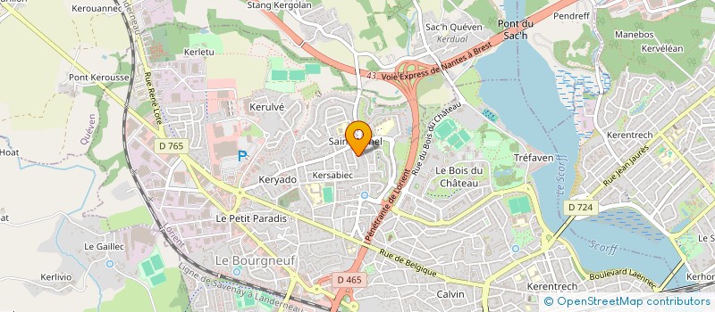 localisation de l'entreprise SKR HOLDING à RENNES