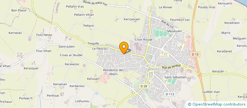 localisation de l'entreprise SKREO CONSULTING à LANNILIS