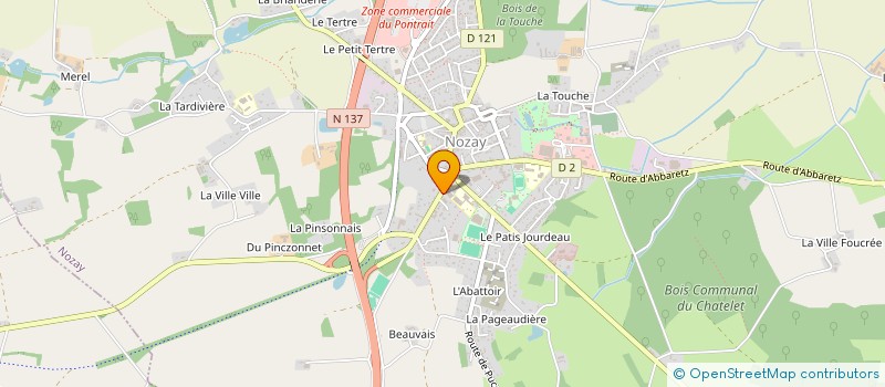 localisation de l'entreprise SKRG à NOZAY