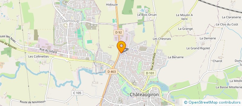 localisation de l'entreprise SKRIBIX à CESSON-SEVIGNE
