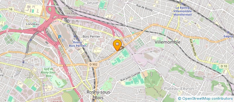 localisation de l'entreprise SKRT à ROSNY-SOUS-BOIS