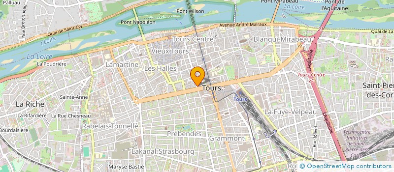 localisation de l'entreprise SKS  TOURS