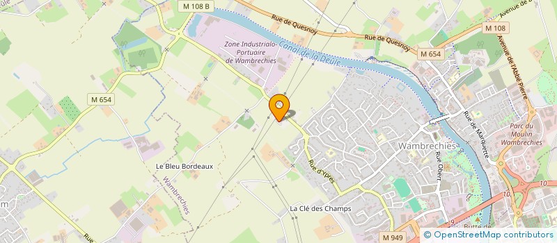 localisation de l'entreprise SKS à WAMBRECHIES