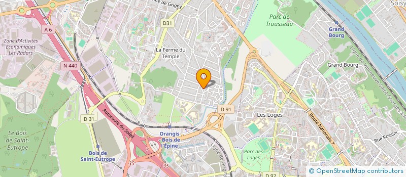 localisation de l'entreprise SKS AUTO 91  RIS-ORANGIS