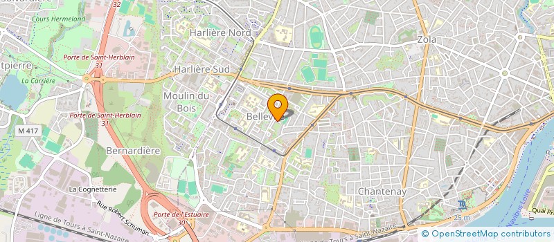 localisation de l'entreprise SKS CLOISONS à NANTES