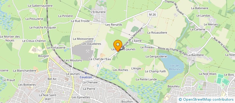 localisation de l'entreprise SKS FAMILY à COUERON