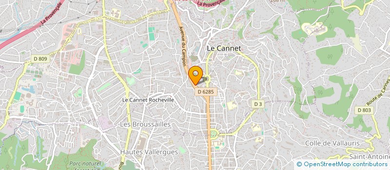 localisation de l'entreprise SKS INVEST à LE CANNET