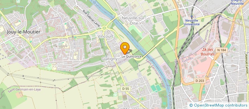 localisation de l'entreprise SKS PROPRETE  JOUY-LE-MOUTIER