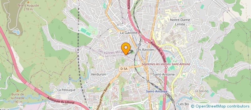 localisation de l'entreprise SKT FORMATION à LES PENNES-MIRABEAU